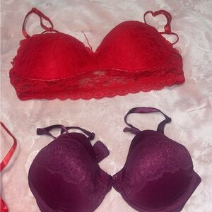 Red Lace Bralette